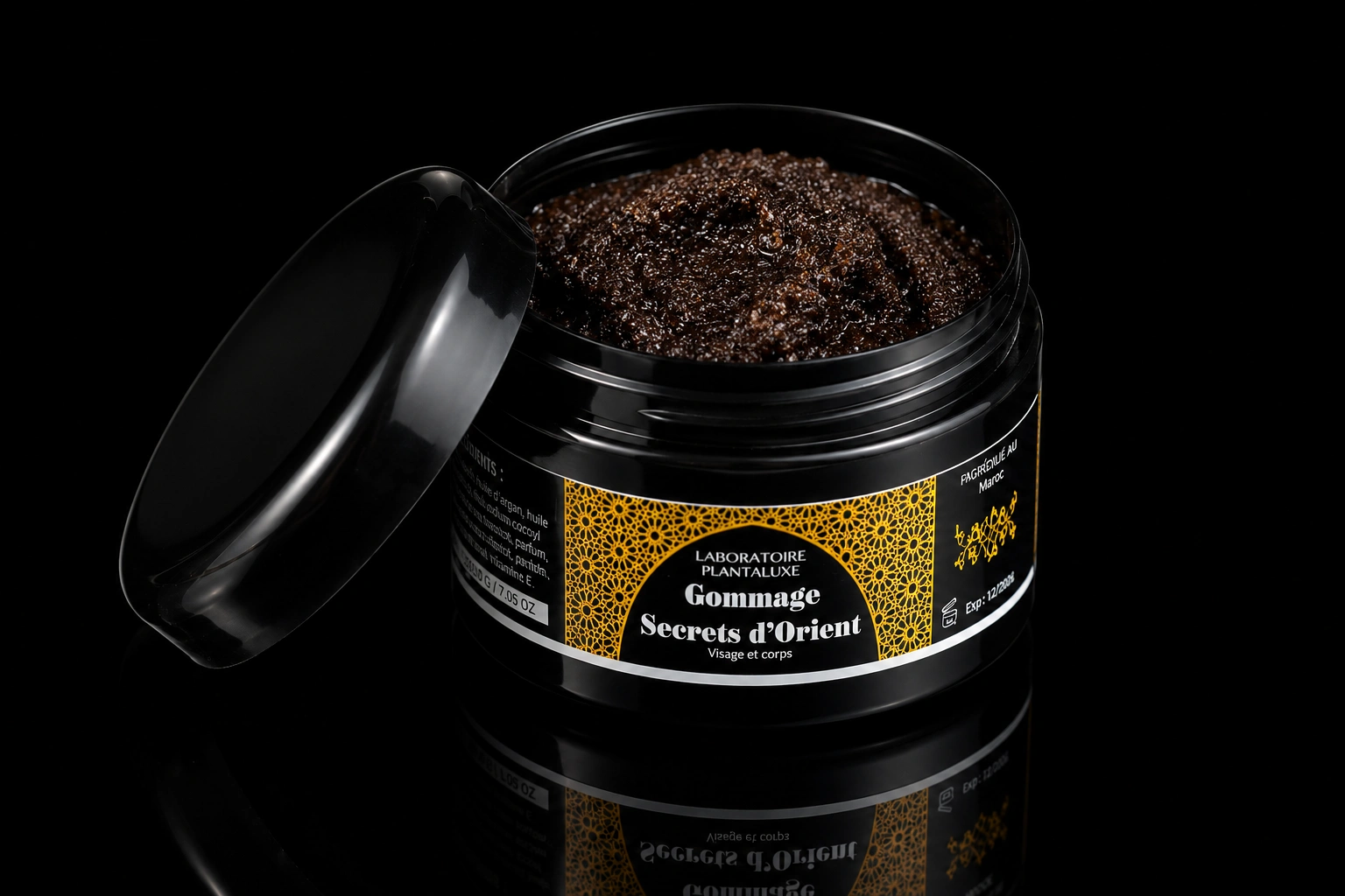 Gommage Secrets d'Orient 200g – Huile d'Argan & Parfum Ambré